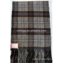 cashmere checked scarf/scarves